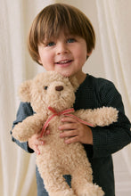 Load image into Gallery viewer, Snuggle Bunnies | Arthur Bear | Red Stripe Bow