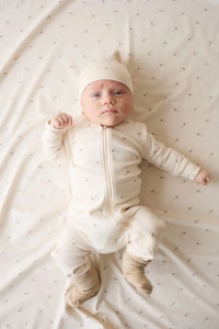 Organic Cotton Reese Zip Onepiece - Bumblebees