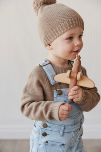 Arlo Twill Overall - Washed Denim SIZE 2YR