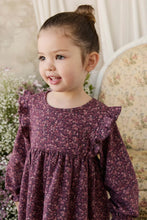 Load image into Gallery viewer, Organic Cotton Frankie Dress - Fig Floral