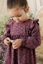 Load image into Gallery viewer, Organic Cotton Frankie Dress - Fig Floral