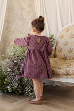 Load image into Gallery viewer, Organic Cotton Frankie Dress - Fig Floral