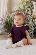 Load image into Gallery viewer, Organic Cotton Muslin Beatrice Playsuit - Fig