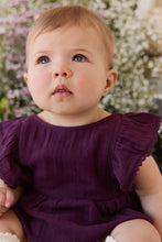 Load image into Gallery viewer, Organic Cotton Muslin Beatrice Playsuit - Fig