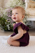 Load image into Gallery viewer, Organic Cotton Muslin Beatrice Playsuit - Fig