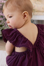 Load image into Gallery viewer, Organic Cotton Muslin Beatrice Playsuit - Fig