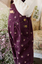 Load image into Gallery viewer, Blair Cord Overall - Cherry Fig