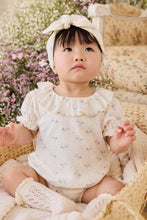 Load image into Gallery viewer, Organic Cotton Pointelle Marlene Bodysuit - Molly Blue