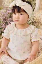 Load image into Gallery viewer, Organic Cotton Pointelle Marlene Bodysuit - Molly Blue