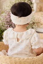 Load image into Gallery viewer, Organic Cotton Pointelle Marlene Bodysuit - Molly Blue