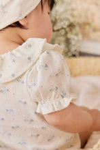 Load image into Gallery viewer, Organic Cotton Pointelle Marlene Bodysuit - Molly Blue