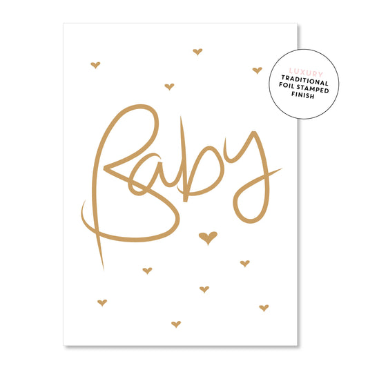 Baby Linen Hearts