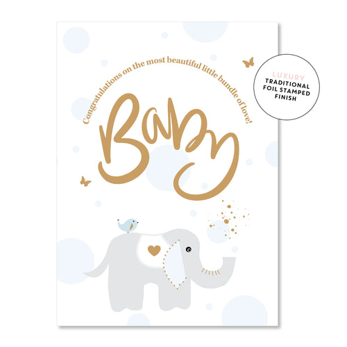 Baby Elephant | Blue