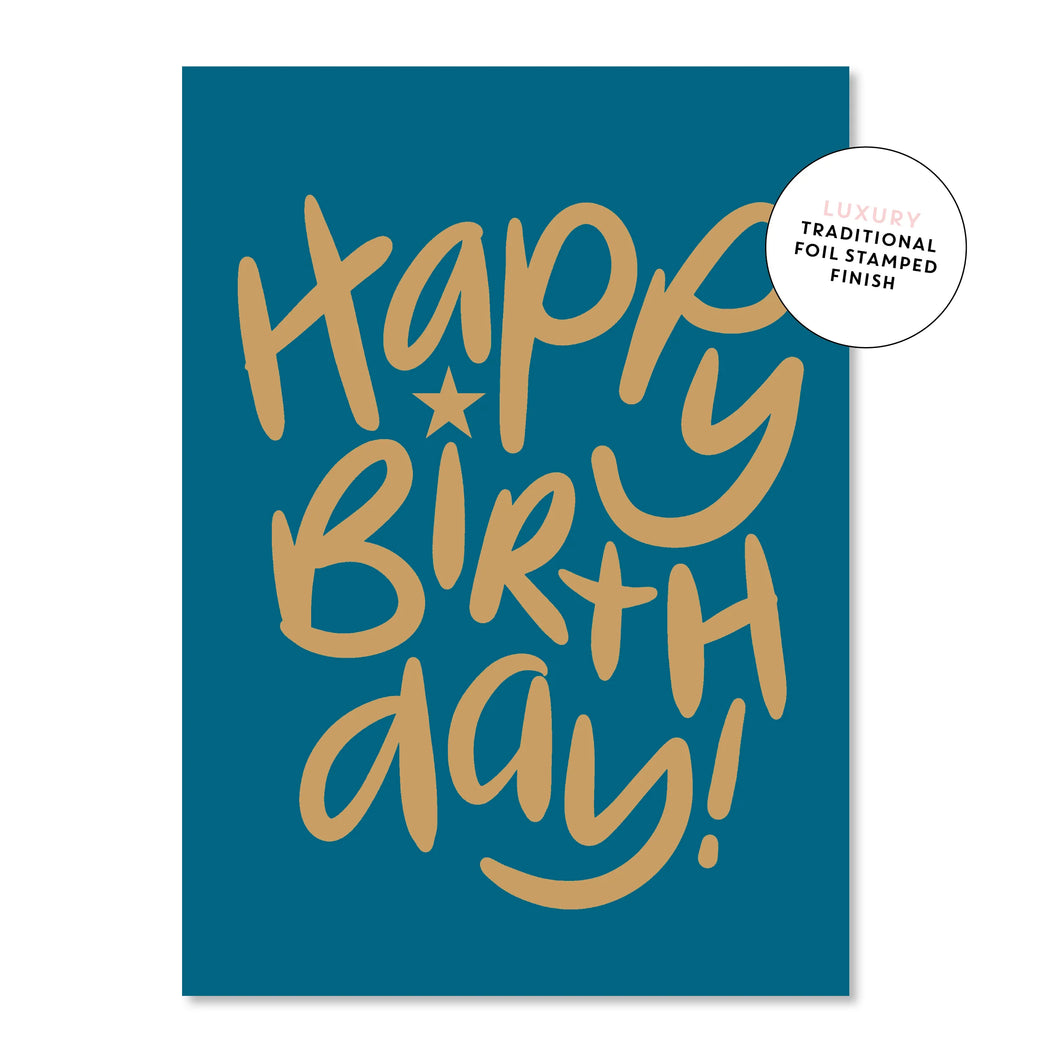 Happy Birthday Letters | Blue
