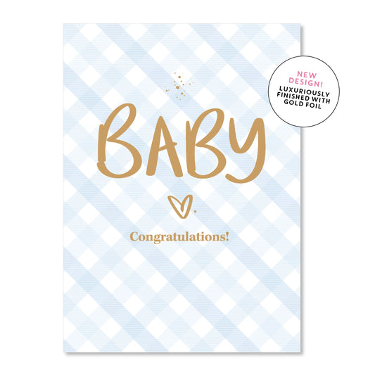Baby Gingham | Blue