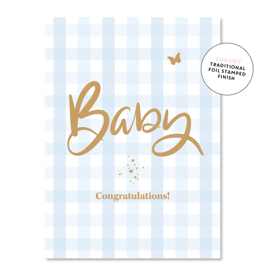 Baby Gingham | Blue