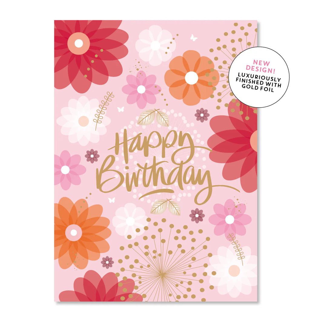 Floral Burst Birthday