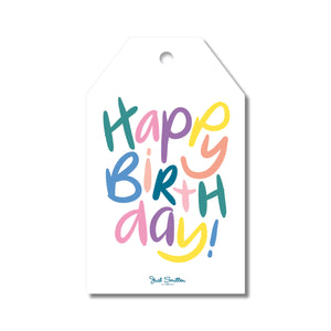 Happy Birthday Acrylic Gift Tags Set Of 10 – Etch Effect, 43% OFF