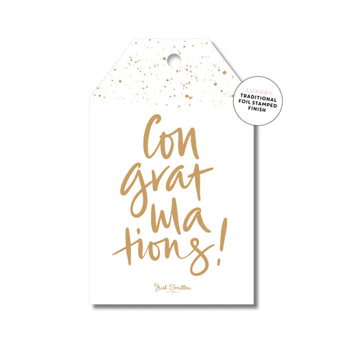 Speckle Congratulations | Gift Tag