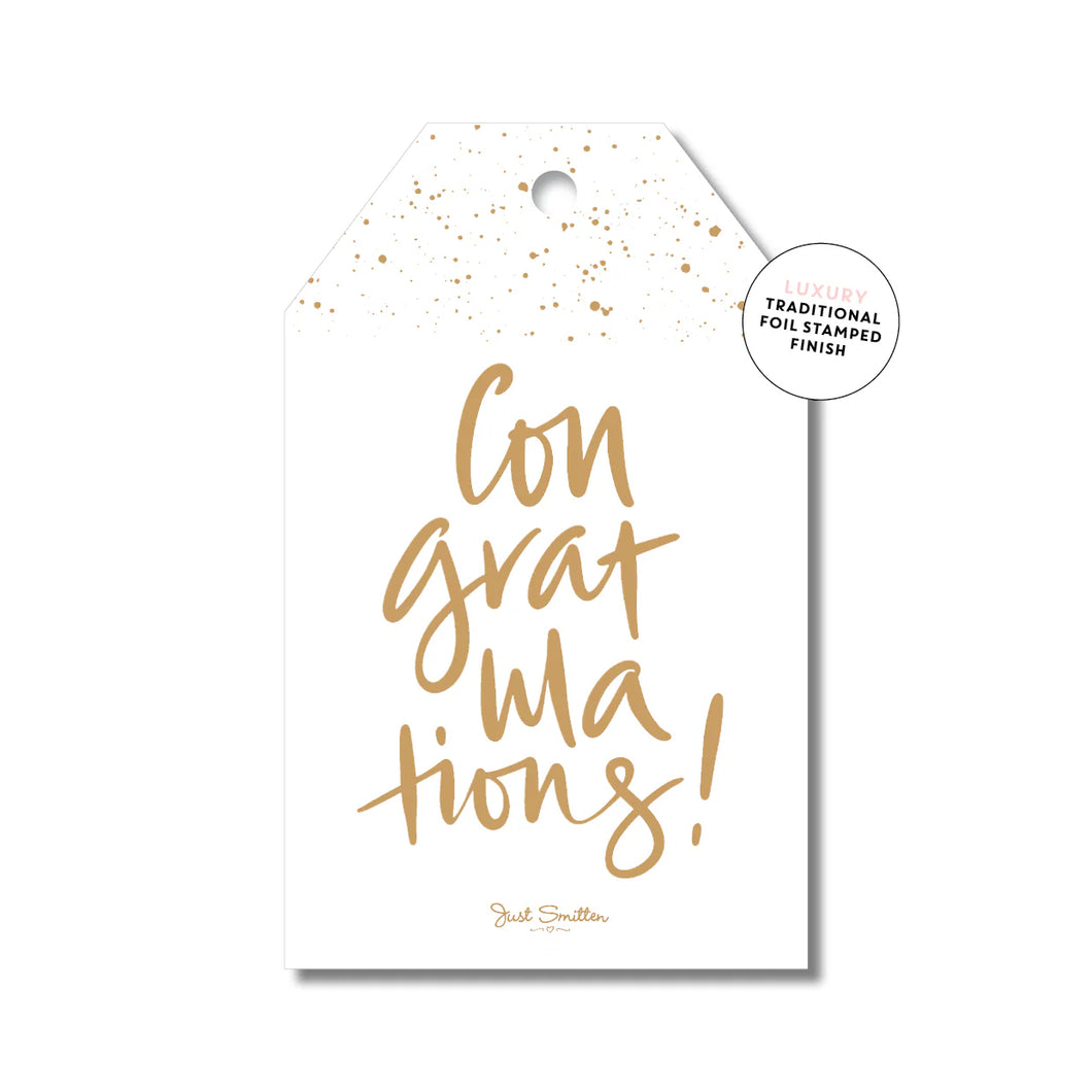 Speckle Congratulations | Gift Tag