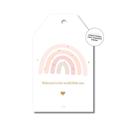 Baby Rainbow Pink | Gift Tag