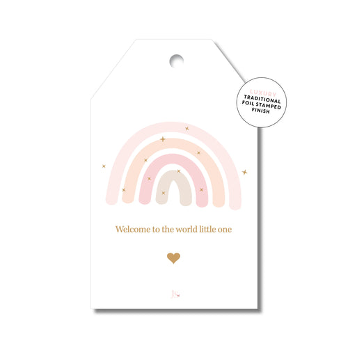 Baby Rainbow Pink | Gift Tag