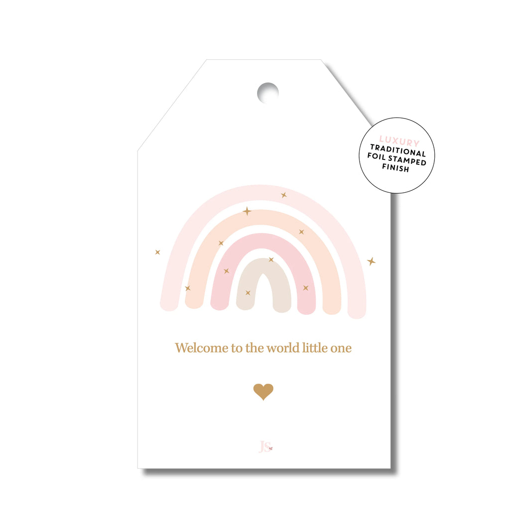 Baby Rainbow Pink | Gift Tag