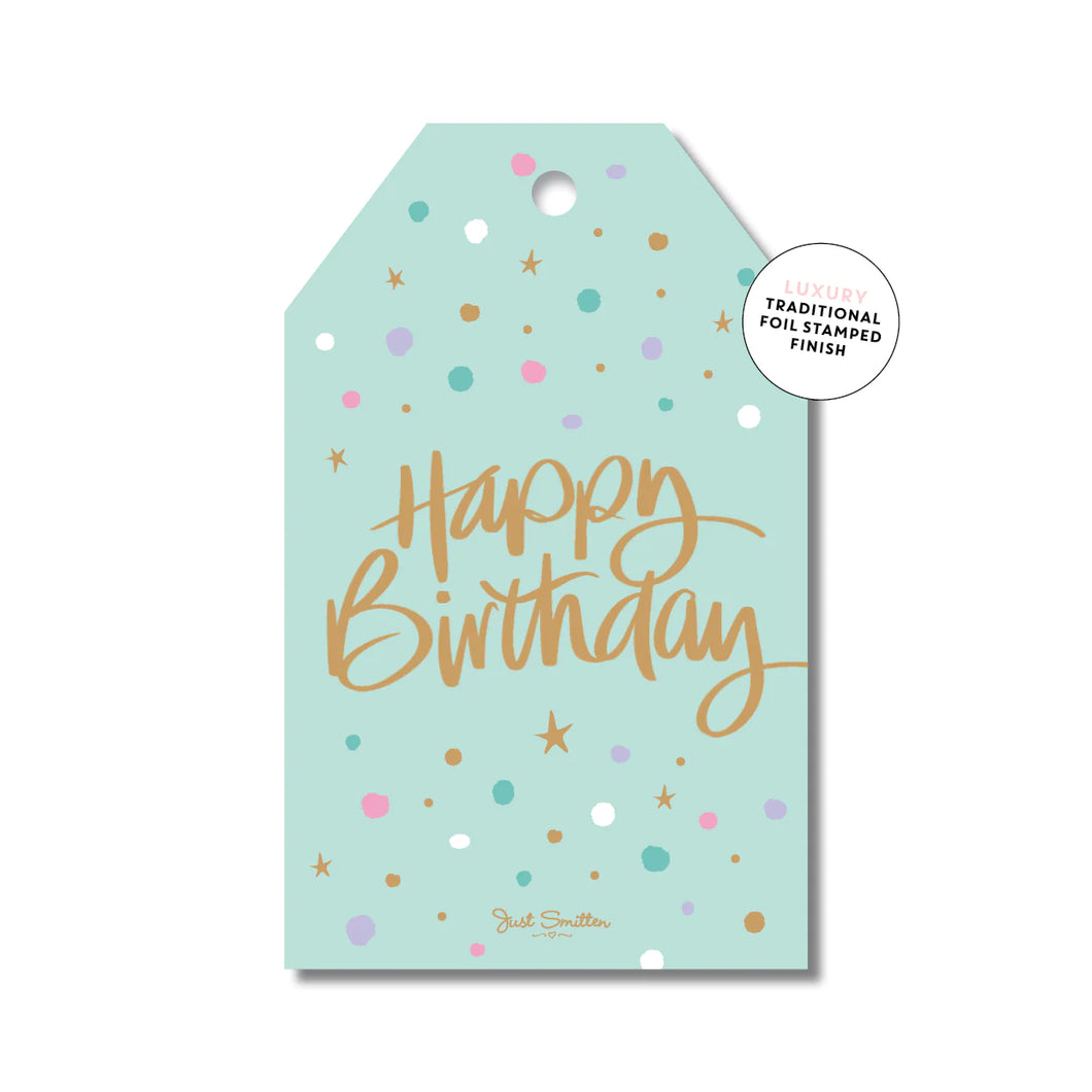 Minty Confetti | Gift Tag