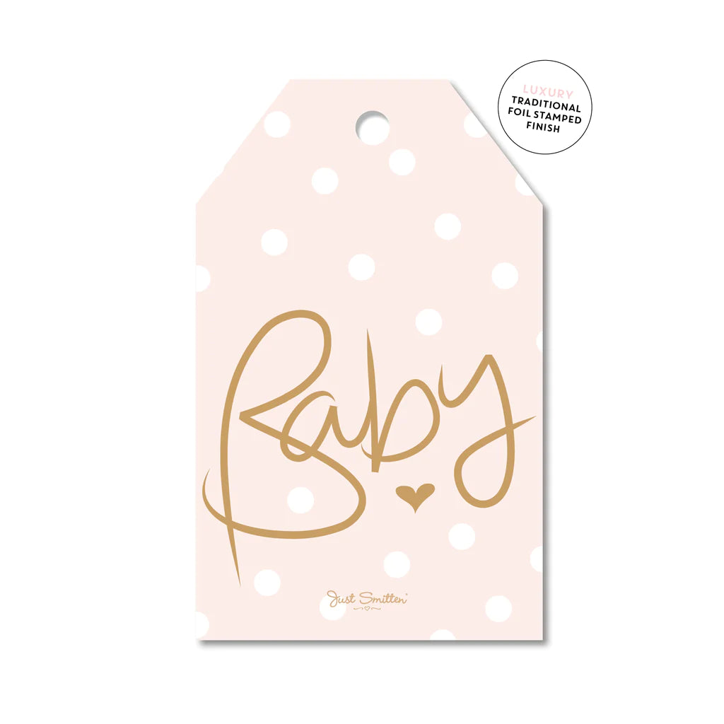 Polkadot Pink Baby | Gift Tag