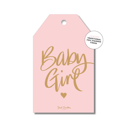 Baby Girl Script | Gift Tag