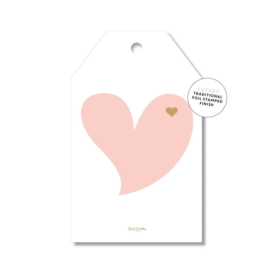 Peachy Heart | Gift Tag