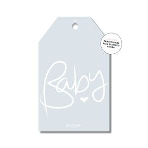 Blue Baby Script | Gift Tag