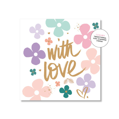 With Love Flowers | Mini Card