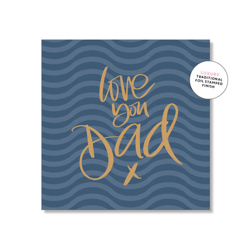 Love Dad Wave | Mini Card