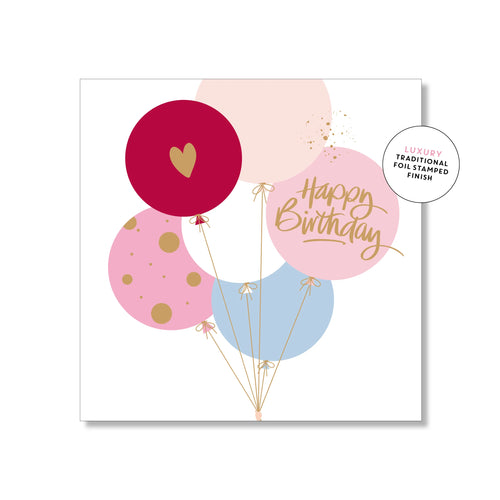 Happy Birthday Balloons | Mini Card