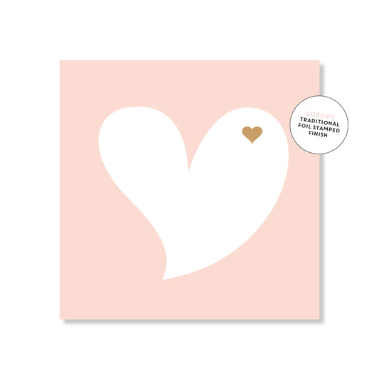 Peachy Heart | Mini Card