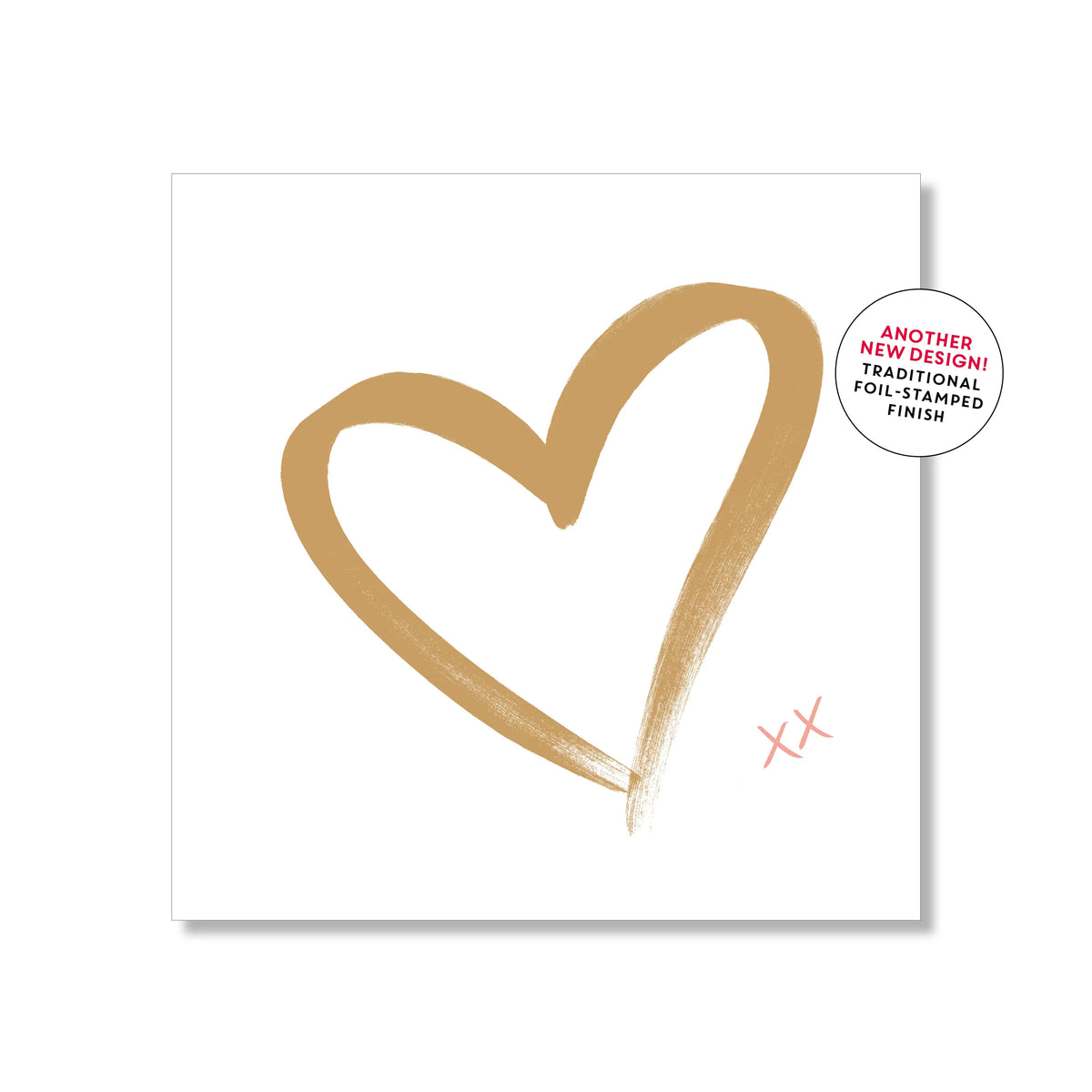 Brushed Heart | Mini Card