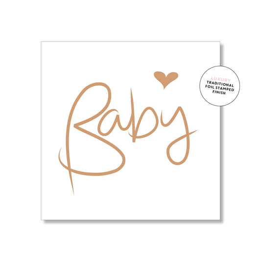 Baby Script Classic | Mini Card