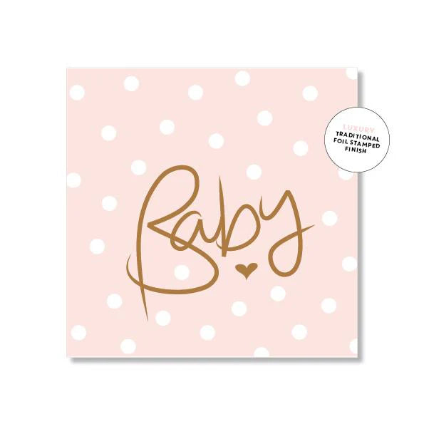 Polkadot Baby Pink | Mini Card
