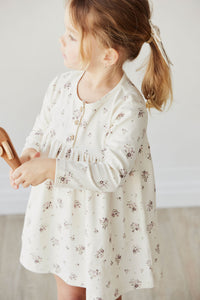 Organic Cotton Bridget Dress | Lauren Floral SIZE 6YR and 7YR