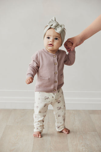 Organic Cotton Legging | Lauren Floral SIZE 0-3M