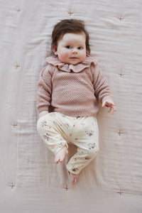 Organic Cotton Legging | Lauren Floral SIZE 0-3M, 6YR and 7YR