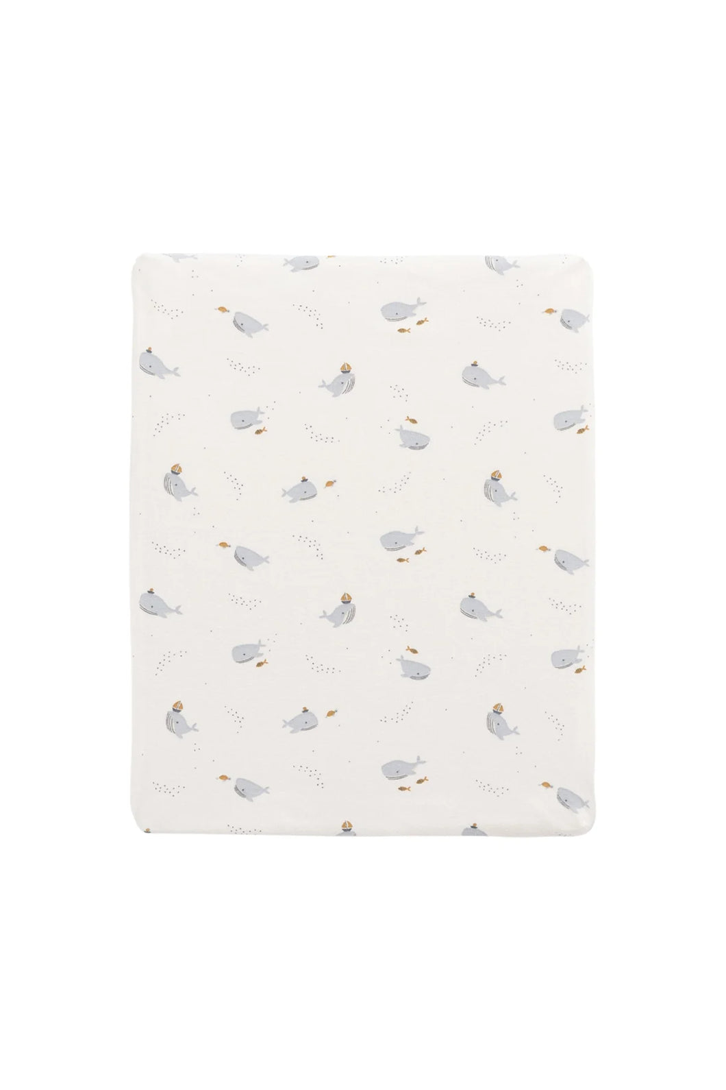 Organic Cotton Cot Sheet - Whales