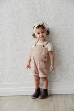 Load image into Gallery viewer, Chase Short Overall - Dusky Rose SIZE 5YR