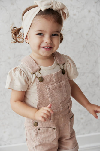 Chase Short Overall - Dusky Rose SIZE 5YR