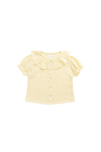 PRE ORDER Organic Cotton Muslin Alora Top - Sunshine