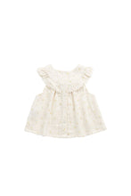 Load image into Gallery viewer, Organic Cotton Muslin Annalise Top - Vintage Ditsy