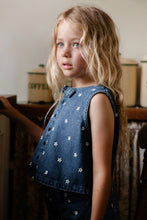 Load image into Gallery viewer, Etta Top-Josie Floral Denim