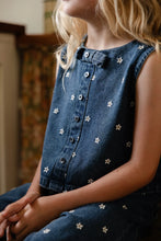 Load image into Gallery viewer, Etta Top-Josie Floral Denim