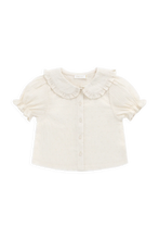 Load image into Gallery viewer, Organic Cotton Bowie Blouse - Parchment